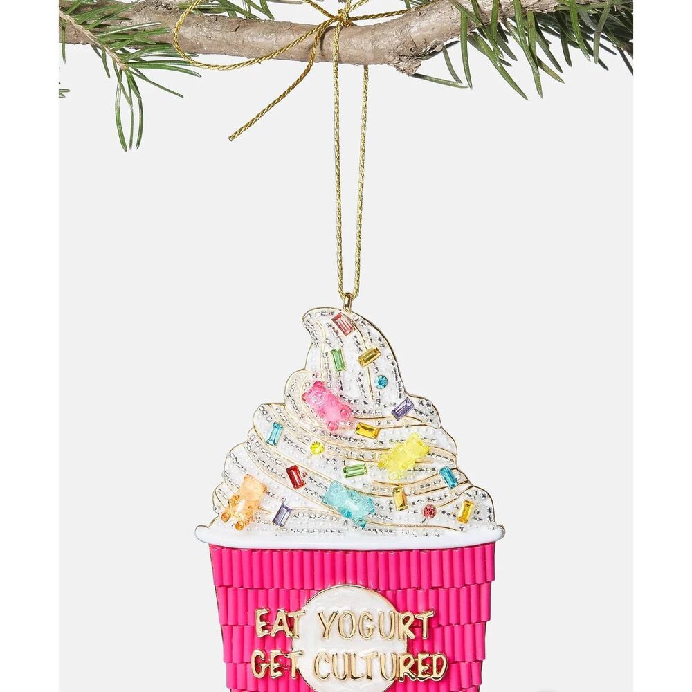 Baublebar  bag charm/keychain ornament fro yo pink berry